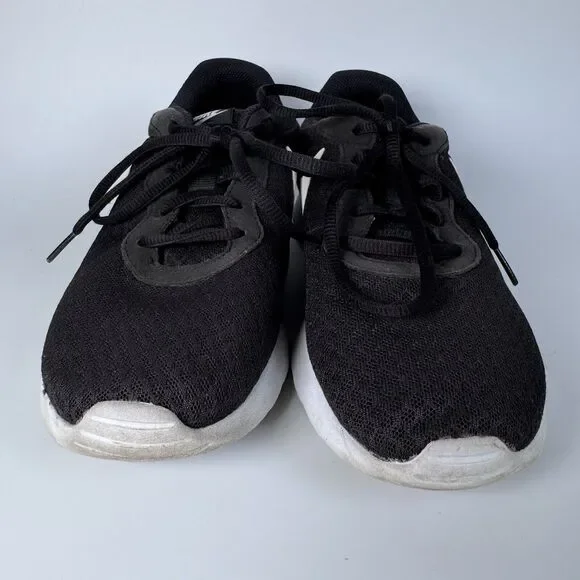 Nike Tanjun Running Shoes Black White 812655-011 Women’s 8 Lightweight Sneaker - Picture 2 of 9